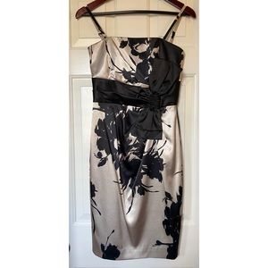 White House Black Market Satin Formal Dress